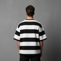 Nouveaux T-shirts pour hommes surdimensionnés à la mode Hip Hop, logo imprimé en sérigraphie personnalisé, col rond, manches courtes, motif lettres, 100% coton