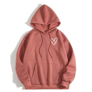 Ensemble décontracté deux pièces pour femmes européennes et américaines, sweat-shirt long à capuche de couleur unie pour l'automne et l'hiver (pour hommes) - Product Image 1