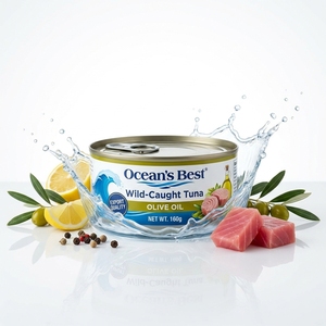 Atún Enlatado Premium de Alta Calidad, Producto de Mariscos Listo para Comer, Rico en Proteínas, para Venta al por Menor y Exportación a Granel - Product Image 1