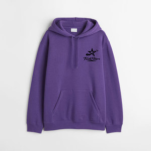 Prix d'usine – Tissu 100 % coton écologique et durable, imperméable et respirant, pour streetwear d'hiver, avec capuche et poches unies - Product Image 2