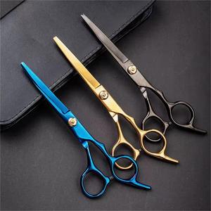 Tijeras de Peluquería Profesionales de Acero Inoxidable 4Cr13, Hoja Afilada, Ligeras, 28 Dientes, Mango Largo, para Diestros - Product Image 6