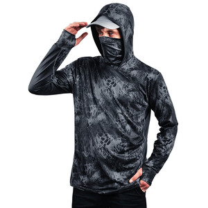 Long Sleeve Fishing Hoodie <b>Men</b> Fishing Hoodie Outdoor Fishing Hoodie Athletic Fishing Hoodies UPF 50+ Fishing Hoodie OEM Hoodies - Product Image 1