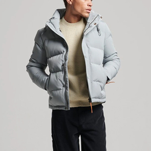 Chaqueta de Plumón para Hombre OEM, Reactiva al Calor, Ligera, Abrigo Cálido de Invierno, Impermeable, con Estampado Personalizado, Cortavientos - Product Image 1