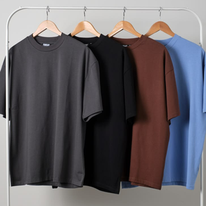 เสื้อยืดโอเวอร์ไซส์ 240 GSM ผ้าคอตตอน 100% พรีเมียม ทรงหลวม ไหล่ตก สไตล์สตรีทแวร์ สำหรับผู้ชาย - Product Image 3