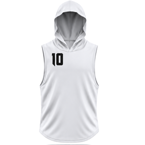 Conjunto de Uniforme de Fútbol Americano para Niños Seven on Seven, Jersey con Capucha sin Mangas, Pantalones Cortos Ajustados a Juego, Números Impresos Personalizados, Kits Juveniles - Product Image 3