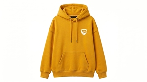 ดูเมลาเสื้อสเวตเตอร์มีฮู้ดสำหรับเด็กผู้หญิง สีเหลือง ผ้าฝ้าย 100% ผ้าฟลีซ กระเป๋าหน้าขนาดใหญ่ สวมใส่สบายๆ ในฤดูใบไม้ร่วง - Product Image 1