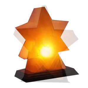 Lámparas de Sal del Himalaya en Forma de Estrella, Talladas en Material Orgánico, con Tacto Real - Modelo SE-6004 de Sian Enterprises - Product Image 5