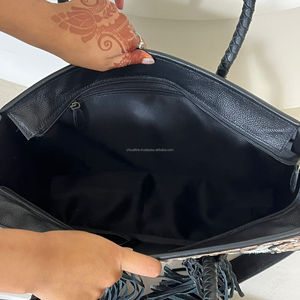 Sac à main pour femme en cuir véritable de haute qualité, grande capacité, luxe, artisanal, style western, en cuir de vache, floral, avec poche dissimulée, sac bandoulière - Product Image 6