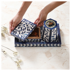 Encensoir thérapeutique en nacre incrustée 100% naturel et écologique pour l'Aïd Moubarak et le Ramadan - Bakhoor & Mubkhar - Medkhan - Product Image 1