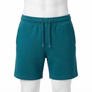 Pantalones Cortos Deportivos Lisos para Hombre al por Mayor, Pantalones Cortos de Forro Polar Casuales de Estilo Urbano, Etiqueta Personalizada, MOQ Bajo - Product Image 5