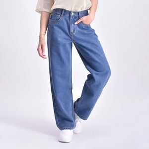 Nouvelle Arrivée 2026 – Jean en Denim pour Femme, Couleur Personnalisable, Coupe Évasée, Poids Moyen, Fabriqué au Pakistan - Product Image 1