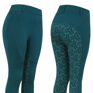 Pantalones de Montar a Caballo de Alta Calidad, Elásticos en 4 Direcciones, Leggings, Ropa Ecuestre, en Tela Técnica con Tacto Suave - Product Image 1