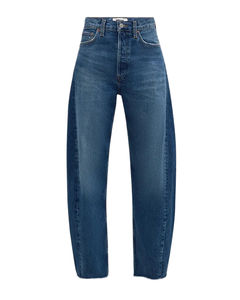 Jeans pour femmes sur mesure en gros, pantalons délavés, coupe slim, élastiques, bleu clair, jeans évasés pour femmes, jeans en denim pour femmes - Product Image 1
