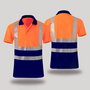 เสื้อสะท้อนแสง เสื้อทำงานแบบสะท้อนแสง เสื้อยืดทำงานแบบสะท้อนแสงเพื่อความปลอดภัย เสื้อโปโลผู้ชายแบบสะท้อนแสง เสื้อแบบมองเห็นได้ชัดเจน - Product Image 5