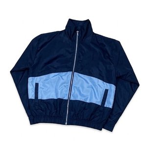 High Selling Custom Navy Blue Sky Blue Men's Nylon <b>Wind</b> <b>Breaker</b> Shorts Sets For Summer Breathable Outwear Set Streetwear Jackets - Product Image 2