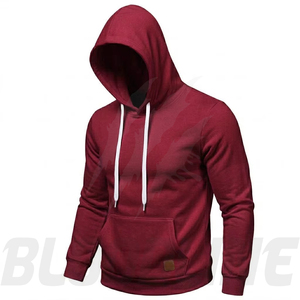 Sudadera con Capucha Unisex Bloodline, Amarilla, para Invierno, con Cierre, Corte Regular, Color Sólido, Informal, con Bolsillo Frontal, Forro Polar Transpirable - Product Image 3