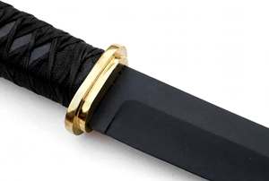 Cuchillo Tanto de Acero al Carbono Forjado a Mano, Cuchillo Utilitario de Hoja Fija para Actividades al Aire Libre - Product Image 5