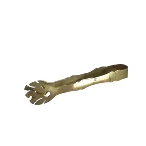 Pinzas para Hielo de Latón Duradero, Estilo Antiguo, Tono Dorado, para Cubos de Azúcar, Decorativas, Hechas a Mano, Diseño de Garra, Buen Precio - Product Image 1