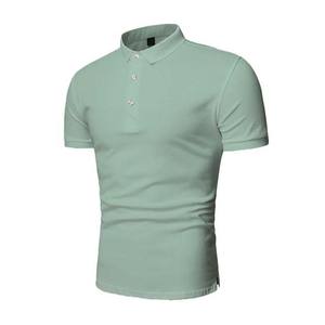 Meilleur design, prix abordable, chemise à manches courtes en coton et polyester tricoté, respirante, pour hommes, avec poche, légère, en promotion - Product Image 6