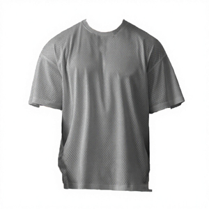 เสื้อยืดออกกำลังกายผู้ชายแบบทอพิมพ์ลายระบายอากาศได้ดีสำหรับการฝึกซ้อมกีฬา - Product Image 4