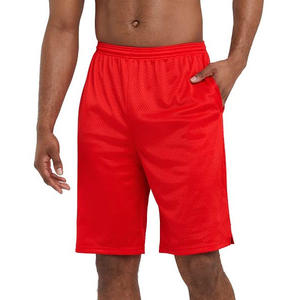 Shorts en maille pour homme avec logo personnalisé, vêtements de fitness d'été de haute qualité, séchage rapide, double couche, maille en polyester tricotée - Product Image 1