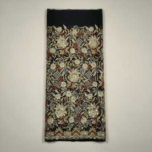 Colección Moderna Heritage: Tela de encaje nigeriana de lujo con bordado y pedrería con diseño floral para bodas - Product Image 2