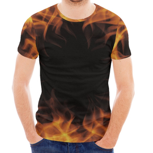 Camiseta de Hombre al por Mayor con Estampado Personalizado, 100% Algodón, Felpa, Sublimación, Ecológica, Transpirable, de Secado Rápido, 220g, Corte Regular, Cuello Redondo - Product Image 2