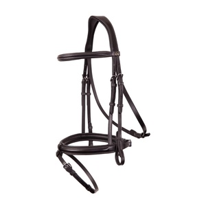 Brida Doble de Doma con Riendas en Cuero Marrón, Brida de Cuero Premium Personalizada para Caballo, 100% Aprobada por Control de Calidad Ecuestre - Product Image 5