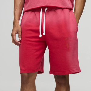 Pantalones Cortos Personalizados de Algodón 100% Ecológico, Transpirables, con Lavado Ácido Vintage y Cierre con Cordón para Hombre y Mujer, Ideales para Gimnasio, Entrenamiento y Ropa Urbana, Venta al por Mayor - Product Image 1