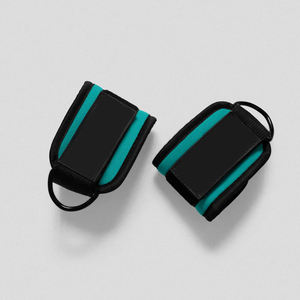 Sangles de cheville (paire) pour machine à câble, exercices de fessiers et de bas du corps - Sangles de jambe réglables avec rembourrage en néoprène - Product Image 3