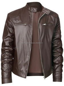 Top Trending Transpirable y Cómodo Precio al por mayor Moda de invierno Oem Diseños Chaqueta de cuero genuino para hombres - Product Image 6