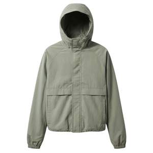 Veste coupe-vent Ripstop pour homme, veste légère à capuche avec poignets élastiques, vêtements de sport d'extérieur, veste tendance en vert olive - Product Image 1
