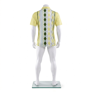 Polo Deportivo Simple y Elegante, Estampado, de Punto, Transpirable, de Secado Rápido, Elástico, Plisado, para Tenis, Yoga, Ecológico, Ligero, Unisex - Product Image 2