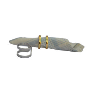 Porte-serviettes en métal avec pierre d'agate de forme personnalisée, qualité fantastique, accessoires de cuisine, nouveau design, support à mouchoirs pour les fêtes - Product Image 3