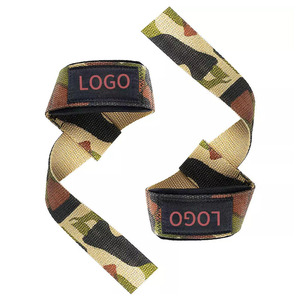 Black Color Cotton Lifting Straps for <b>Weight</b> Training Anti Slip Grip Straps for Pull Ups and <b>Dumbbell</b> Workouts - Product Image 5