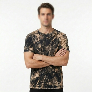 Custom <b>Logo</b> Embroidery Vintage Distressed T-Shirt with High-End Wash Finish - Product Image 4