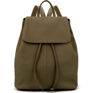 Mochila de cuero genuino de búfalo de alta gama para mujer, informal, de oficina, de viaje, a la moda. - Product Image 1