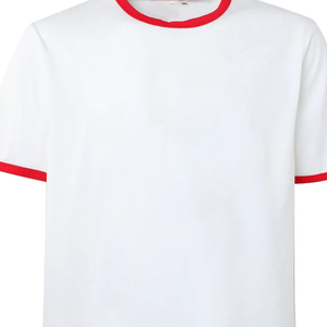 T-shirt personnalisé avec logo en lettres grecques pour homme, 100% coton, col rond, col contrasté, manches courtes, tee-shirt de sport uni, unisexe, OEM - Product Image 6