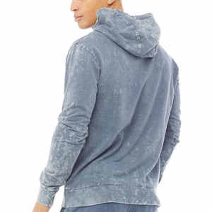Sweat à capuche personnalisé délavé à l'acide, style streetwear vintage, en molleton de coton premium, OEM, ODM, marque privée, coupe personnalisée, solutions de fabrication en gros - Product Image 3