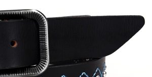 Cinturones de Cuero de Diseño Personalizados para Hombre 2026, Cuero Genuino con Hebilla de Aleación de Latón Sólido con Letra M, Estilo Casual - Product Image 3