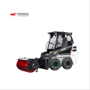 Mini 4x4 bánh xe tải với phía trước và backhoe 2 tấn đánh giá tải EPA máy kéo nhỏ vật lộn theo dõi Skid loader Mini Skid Steer loader - Product Image 2