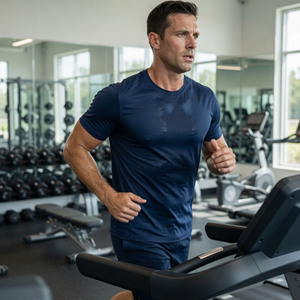 Camiseta OEM Personalizada con su Propio Logotipo, Camiseta Deportiva de Secado Rápido, Transpirable, de Poliéster, para Hombres, para Gimnasio y Fitness - Product Image 5