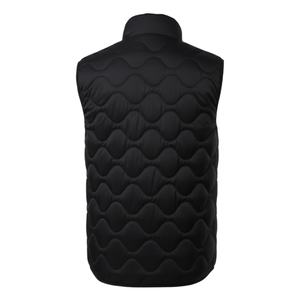 เสื้อกั๊กบุนวมน้ำหนักเบาสำหรับผู้ชาย เสื้อแจ๊กเก็ตลำลองแบบไม่มีแขน - Product Image 2