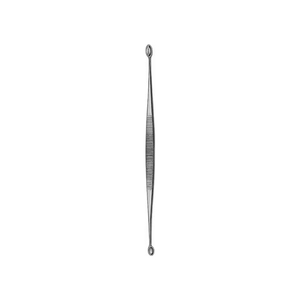 Cureta de Acero Inoxidable de Doble Extremo de Calidad Premium, 140 mm (5.12 Pulgadas), No Estéril, Reutilizable, Instrumento Quirúrgico - Product Image 5