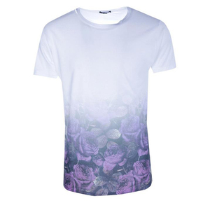 Men's <b>100</b>% Cotton T-<b>Shirt</b> Custom Sublimated Print Oversized Short Sleeve Quick Dry Knitted Print Customizable <b>Shirts</b> - Product Image 1