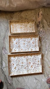 Petites assiettes ovales pour charcuterie, plateau de service en bois, plateau décoratif pour bijoux, bois naturel, cuisine, salle de bain - Product Image 3