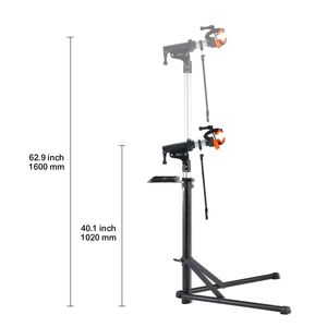 Supporto per Riparazione Bici in Alluminio Resistente da 66 Libbre, Cavalletto Regolabile in Altezza con Funzione Magnetica per Manutenzione Biciclette - Product Image 2