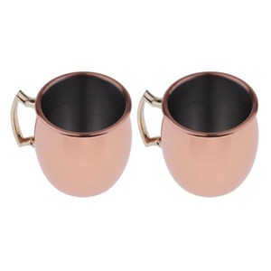 Verres à cocktail martelés en cuivre noir 60ML 550ML – Mugs Moscow Mule martelés en métal pour café et vin - Product Image 6