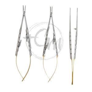 Instrumentos Profesionales de Microcirugía con Puntas Finas, Pinzas Quirúrgicas, Tijeras, Portaagujas para Uso Médico - Product Image 6