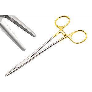 Porte-aiguille TC Webster 15 cm à mâchoires lisses, manche doré, en acier inoxydable, instrument chirurgical dentaire pour suture - Product Image 6